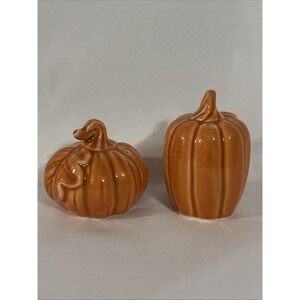 Hallmark Pumpkin Gourd Salt & Pepper Set Thanksgiving‎ Decor